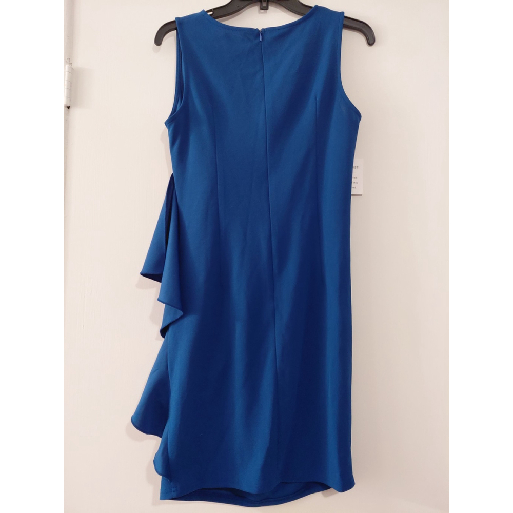 Ladies Owen Blue Cocktail Party Dress Size Medium NWT - Picture 2 of 3